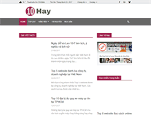 Tablet Screenshot of 10hay.com
